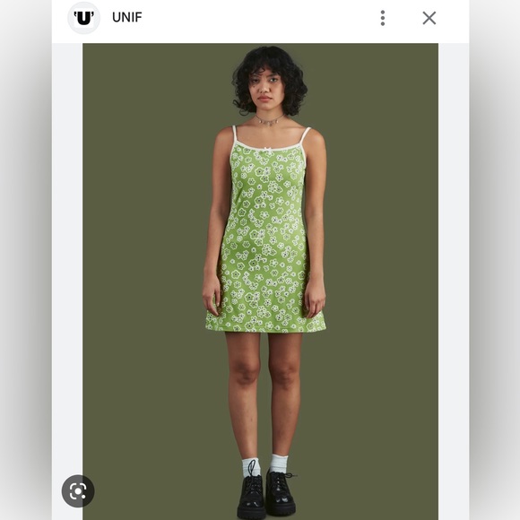 UNIF Dresses Limited Rare Unif Dress Green Retro 7s Poshmark